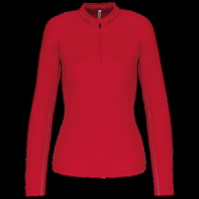 Top deportivo manga larga mujer Sporty Red XXL