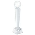 Trofeo deportivo de cristal con caja