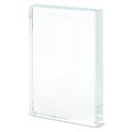 Trofeo placa cristal con estuche acolchado