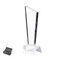 Trofeo de cristal con base y estuche