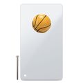 Trofeo con detalle pelota baloncesto