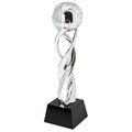 Trofeo bola del mundo de resina y cristal PT