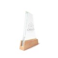 Trofeo de cristal diseño náutico