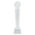 Trofeo de cristal con motivo baloncesto