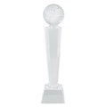 Trofeo deportivo de cristal con caja