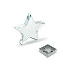 Trofeo estrella de cristal Transparente