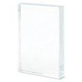 Trofeo placa cristal con estuche acolchado