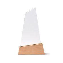 Trofeo de cristal diseño náutico Transparente