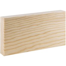 Trofeo de madera de pino Natural