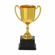 Trofeo copa dorado elegante con asas Dor