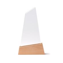 Trofeo de cristal diseño náutico Transparente