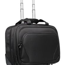 Trolley ejecutivo con bolsillos para portátil 17" y tablet Negro