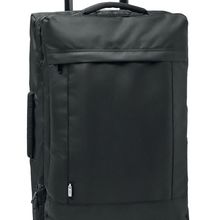 Trolley RPET 600D con 2 Ruedas Negro