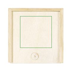 Tres en Raya en Caja de Madera | Frontal | 40 x 40