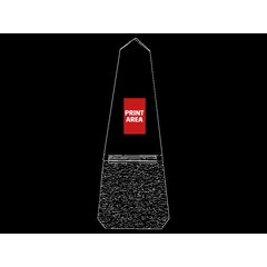 Trofeo de cristal en caja individual | Zona 4 | 30 x 50