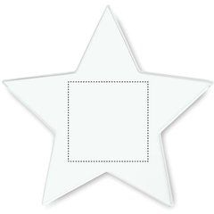 Trofeo estrella de cristal | Lado 2 | 40 x 40