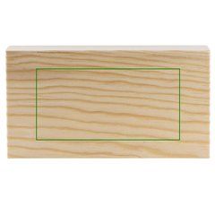Trofeo de madera de pino | Trasera | 120 x 60