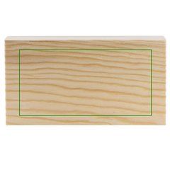 Trofeo de madera de pino | Trasera | 140 x 70