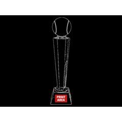 Trofeo tenis de cristal | Zona 1 | 40 x 25