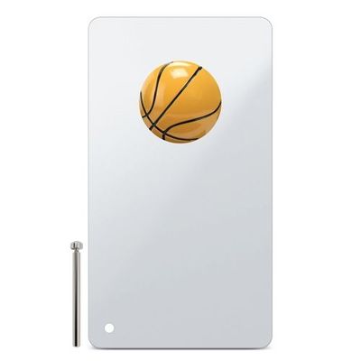 Trofeo con detalle pelota baloncesto