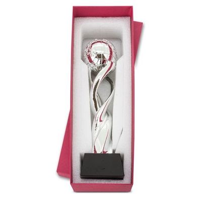 Trofeo bola del mundo de resina y cristal