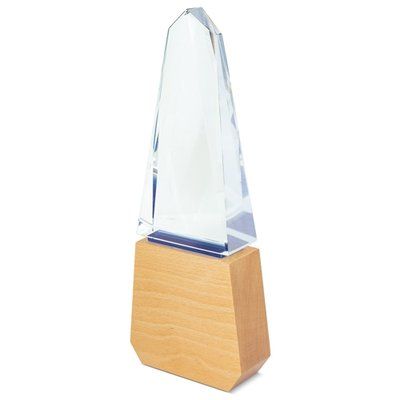 Trofeo de cristal en caja individual