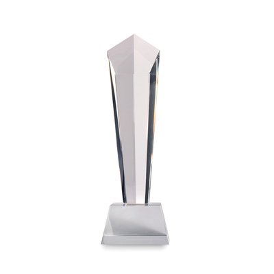 Trofeo de Cristal con Caja Regalo