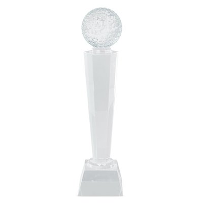 Trofeo deportivo de cristal con caja