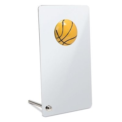 Trofeo con detalle pelota baloncesto