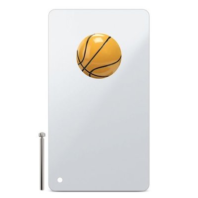 Trofeo con detalle pelota baloncesto