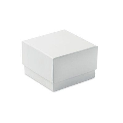 Trofeo con forma de cubo de cristal