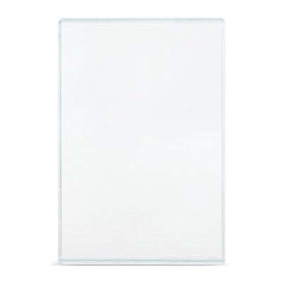 Trofeo placa cristal con estuche acolchado