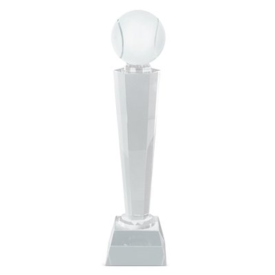 Trofeo tenis de cristal