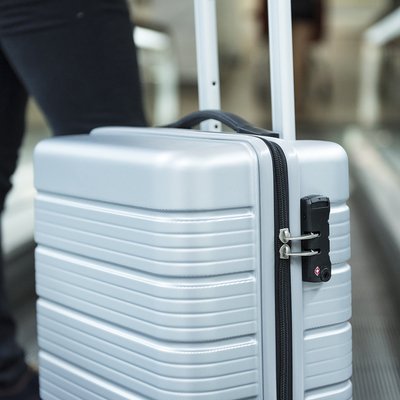 Trolley de negocios con conexión USB y soporte para tablet