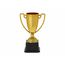 Trofeo dorado con asas Dor