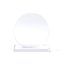 Trofeo de cristal circular con base Transparente