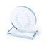 Trofeo de cristal circular personalizado a láser Trofeo de cristal circular personalizado para grabado láser