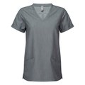 Túnica elástica manga corta mujer Dynamo Grey L