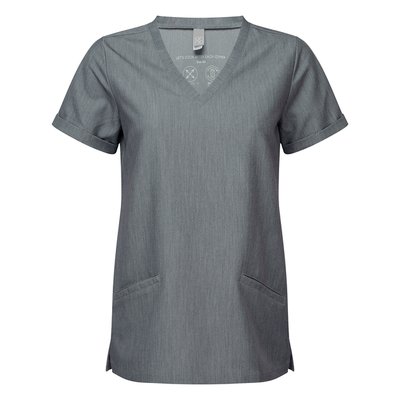 Túnica elástica manga corta mujer Dynamo Grey L