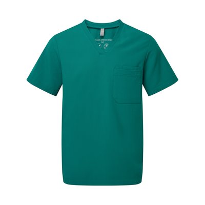 Túnica Tejido transpirable de manga corta para hombre Clean Green L