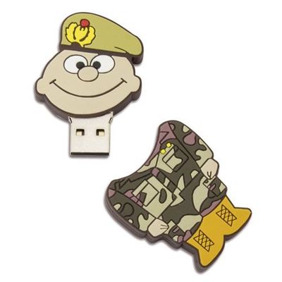 USB 32GB con diseño de soldado