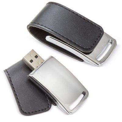 USB 16GB  Metal/PU Personalizado
