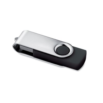 USB Flash 4GB con Clip Metálico Negro