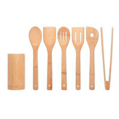 Utensilios Cocina en Bambú 6pcs