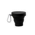 Vaso Plegable Silicona con Tapón Neg