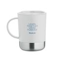 Vaso de PP 300 ml con base de acero y tapa
