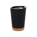 Vaso Térmico de Reciclado con Base de Corcho 260ml Neg