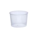 Vaso de 210 ml reutilizable translúcido