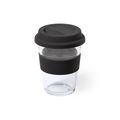 Vaso Cristal con Tapa Silicona Neg