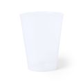 Vaso translúcido reutilizable resistente Trans